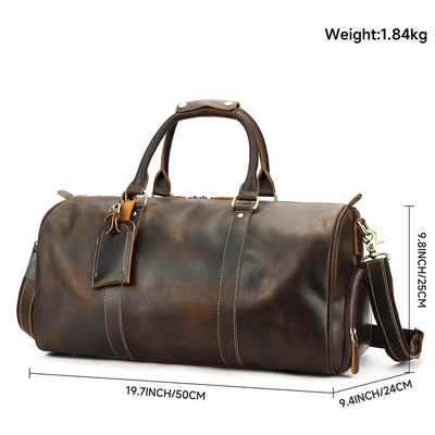 Wodoszczelna Skórzana Torba Duffle | BORAS